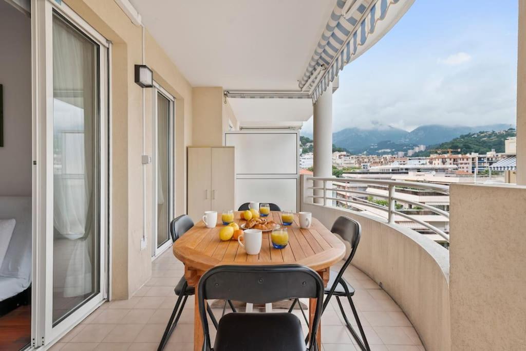 Riviera Prestige - Front De Mer - Terrasse - Parking ロクブリュヌ＝カップ＝マルタン エクステリア 写真